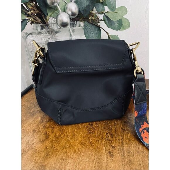 Rachel Comey Floral Print Magnetic Closure Dome Flap  Chain Crossbody Bag - Picture 3 of 5